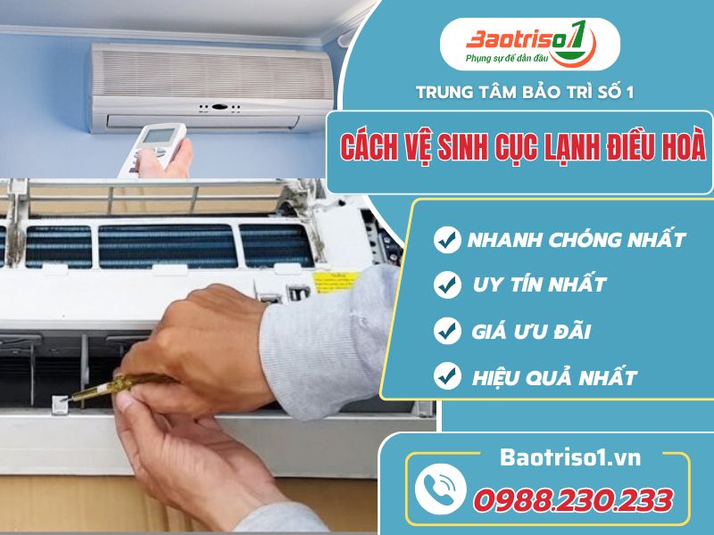 Cách Vệ Sinh Cục Lạnh điều Hoà Baotriso1