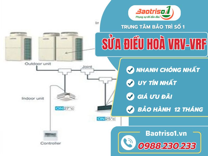 Dịch Vụ Sửa điều Hòa Vrv Vrf Giá Rẻ Tại Nhà Hà Nội
