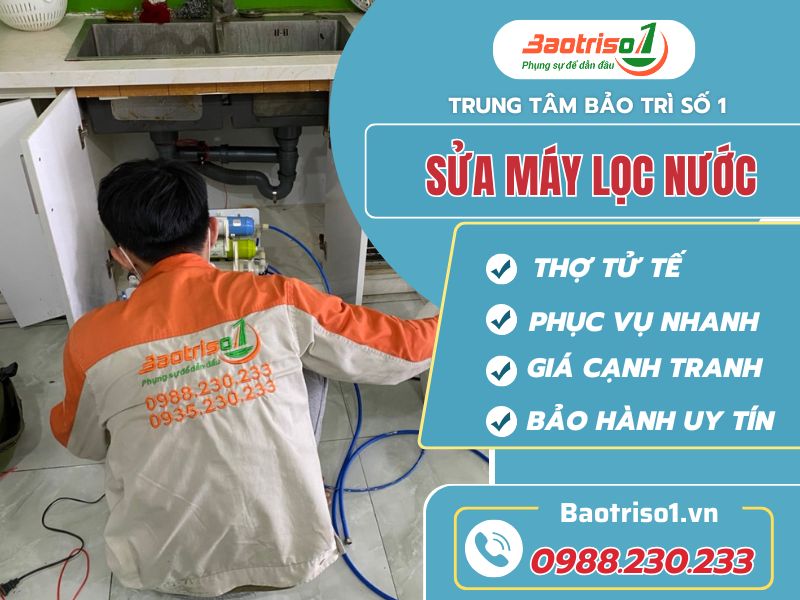 Baotriso1 sửa máy lọc nước tại nhà Hà Nội chất lượng, giá tốt