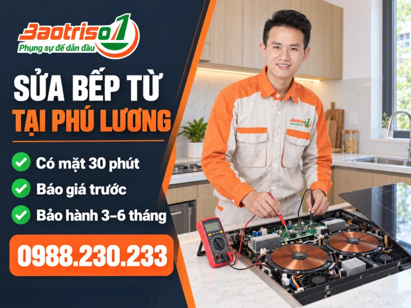 Sửa bếp từ tại Phú Lương